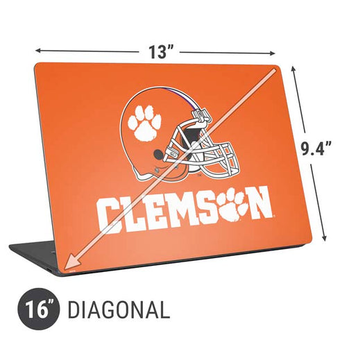 Clemson University Football Universal Laptop 16in (13 x 9.4in) Skin